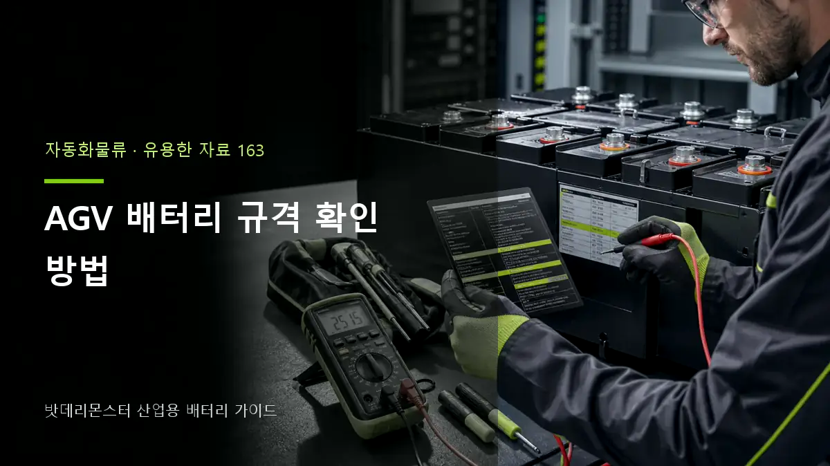 AGV 배터리 규격 확인 방법 대표 썸네일