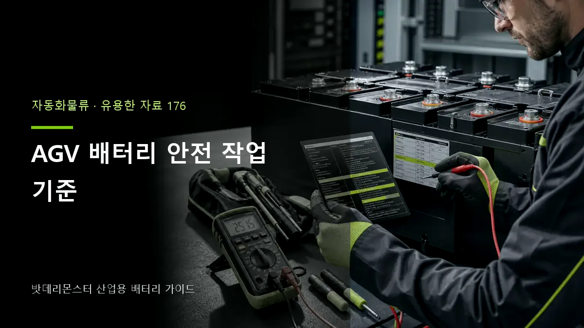 AGV 배터리 안전 작업 기준 대표 썸네일