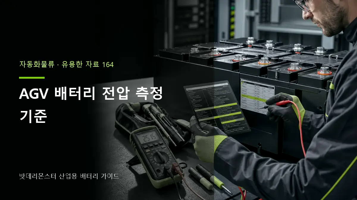 AGV 배터리 전압 측정 기준 대표 썸네일