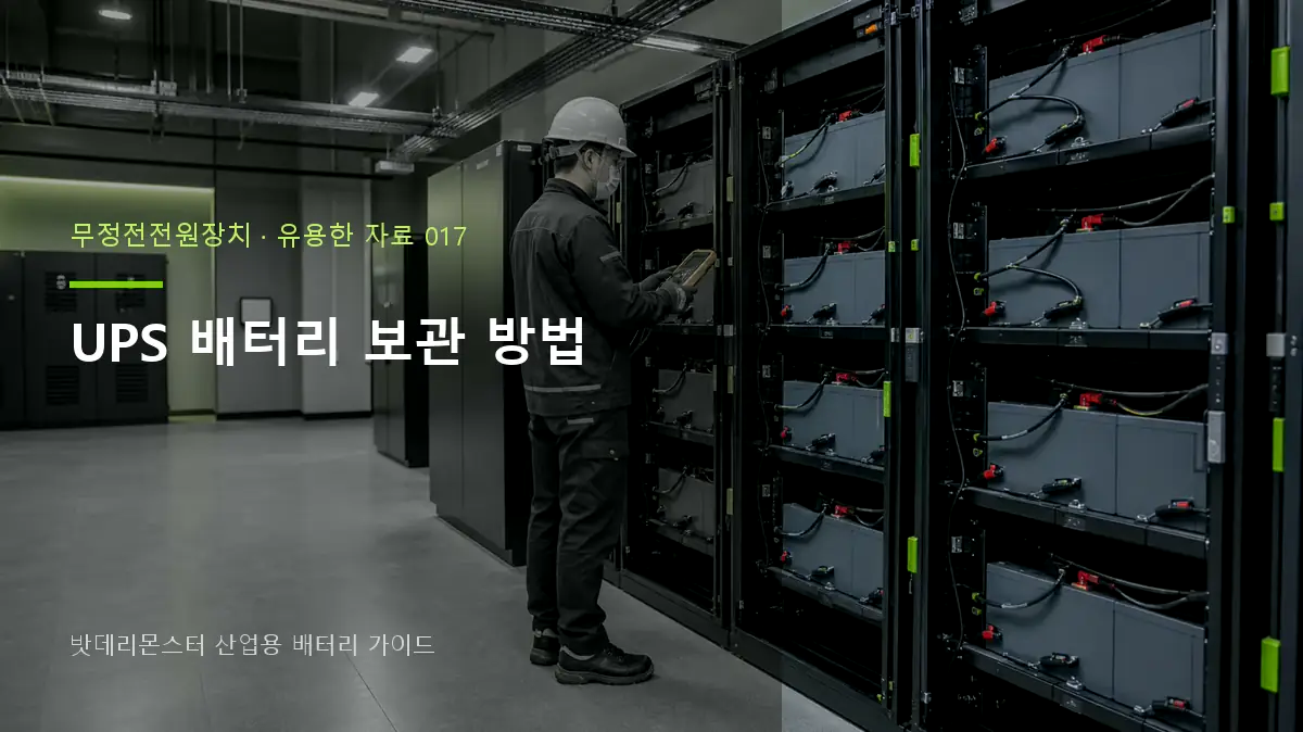 UPS 배터리 보관 방법 대표 썸네일