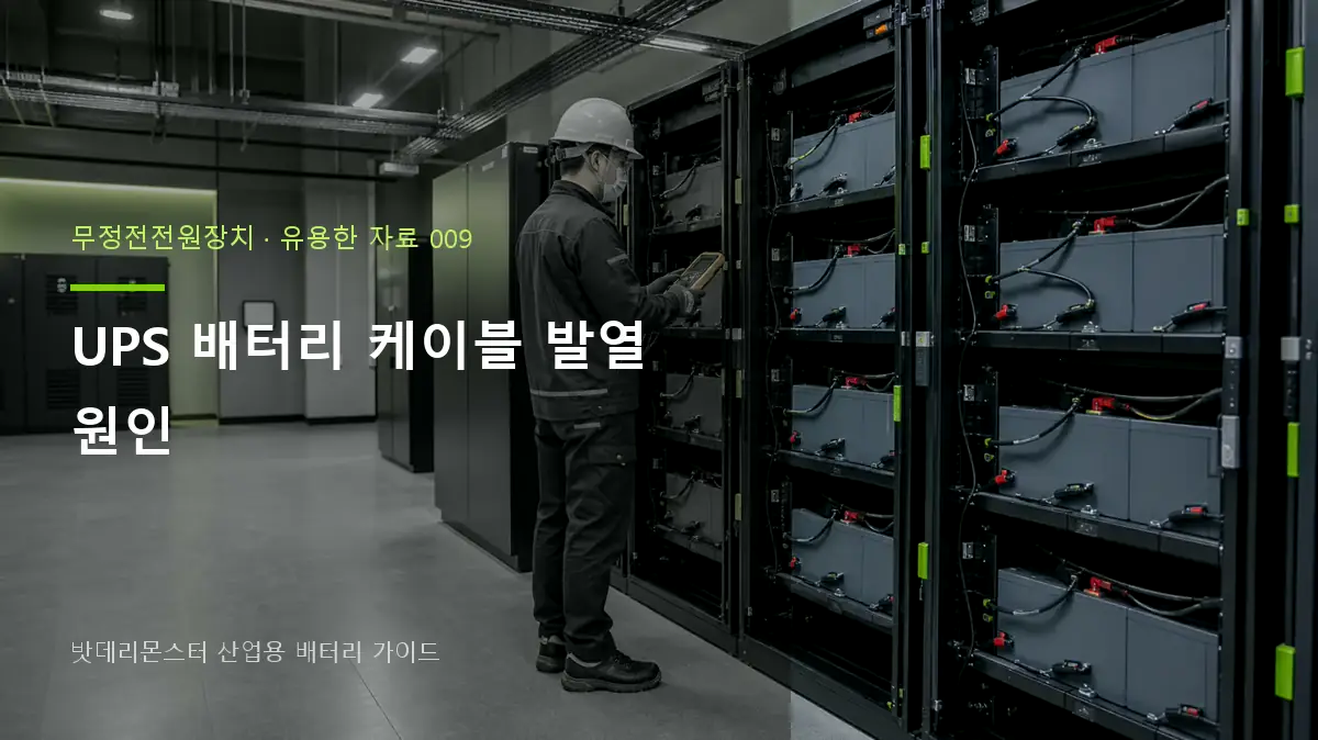 UPS 배터리 케이블 발열 원인 대표 썸네일