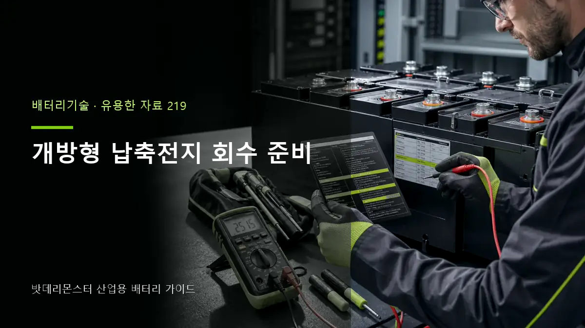 개방형 납축전지 회수 준비 대표 썸네일