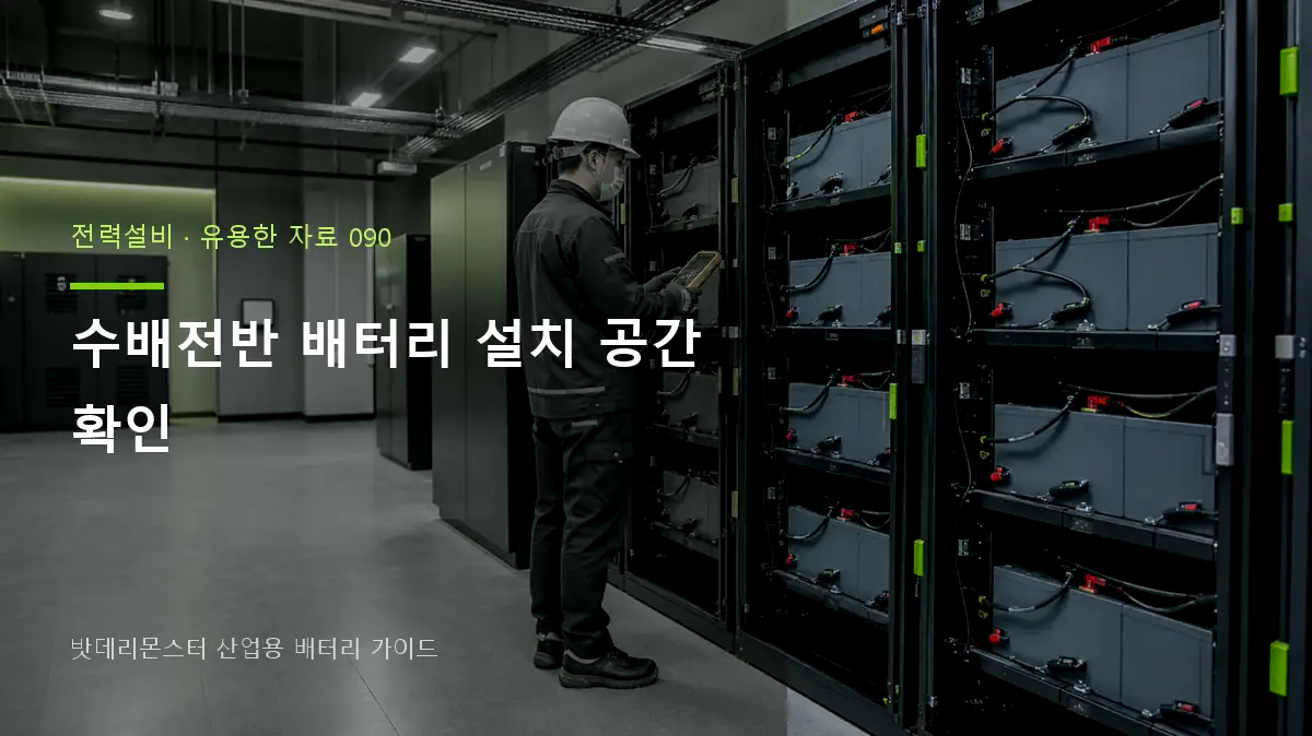 수배전반 배터리 설치 공간 확인 대표 썸네일