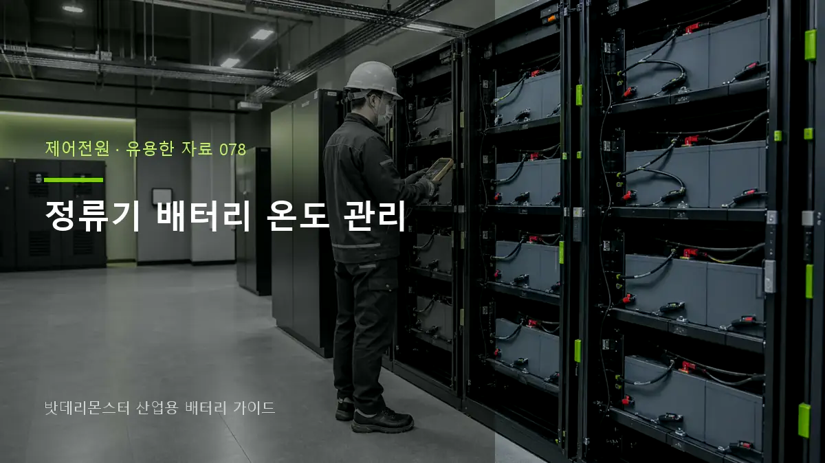 정류기 배터리 온도 관리 대표 썸네일