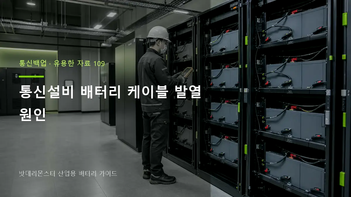 통신설비 배터리 케이블 발열 원인 대표 썸네일
